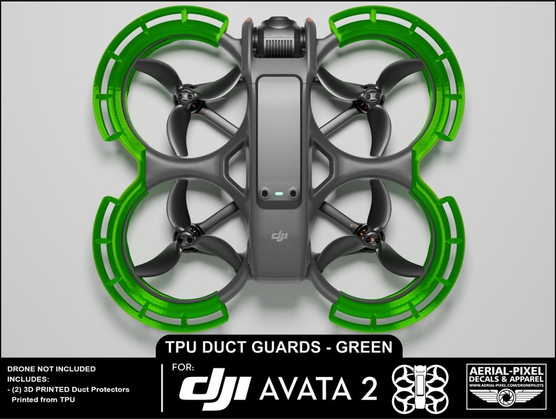 Protège-conduits DJI Avata 2 Choisissez parmi 10 couleurs Vert