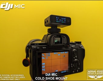 DJI Mic 2 または Mic 1 コールドシューマウント（三脚ネジ付き