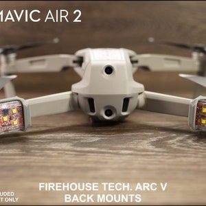 DJI Mavic Air 2 / Air 2S Strobe Light Mounts for Firehouse Technology Arc V (Strobe Not Included)