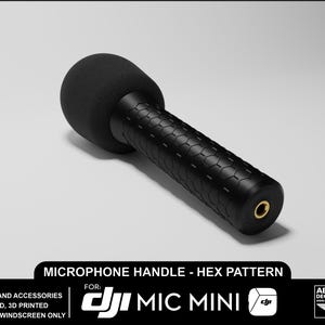 DJI Mic Mini Traditional Microphone Grip Interview Handle