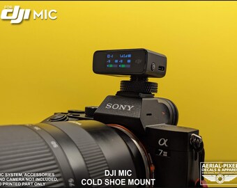 DJI Mic 2 または Mic 1 コールドシューマウント（三脚ネジ付き