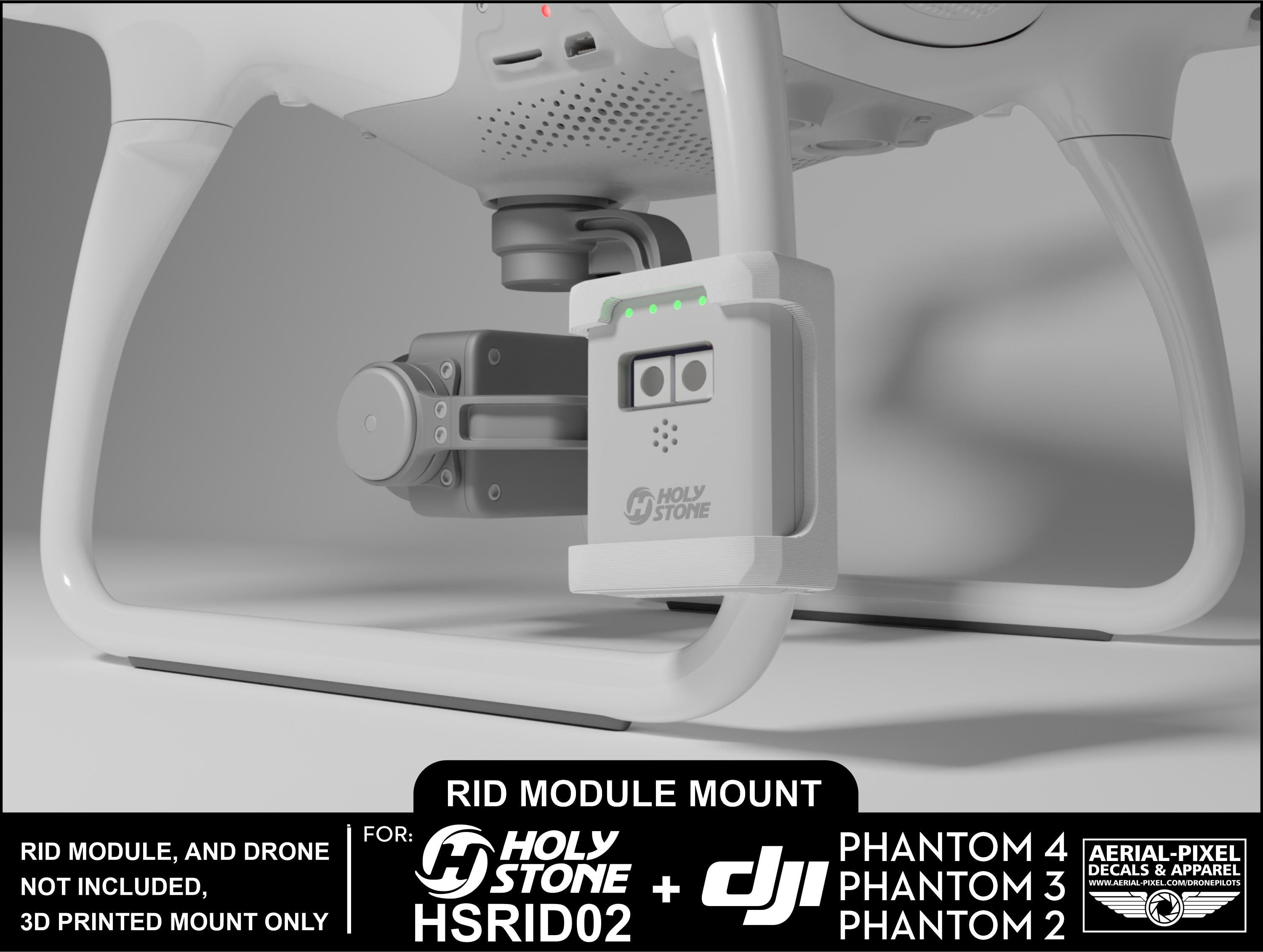 DJI Phantom 4 or 3 Series Holy Stone HSRID02 and Holyton HT65 Remote ID ...
