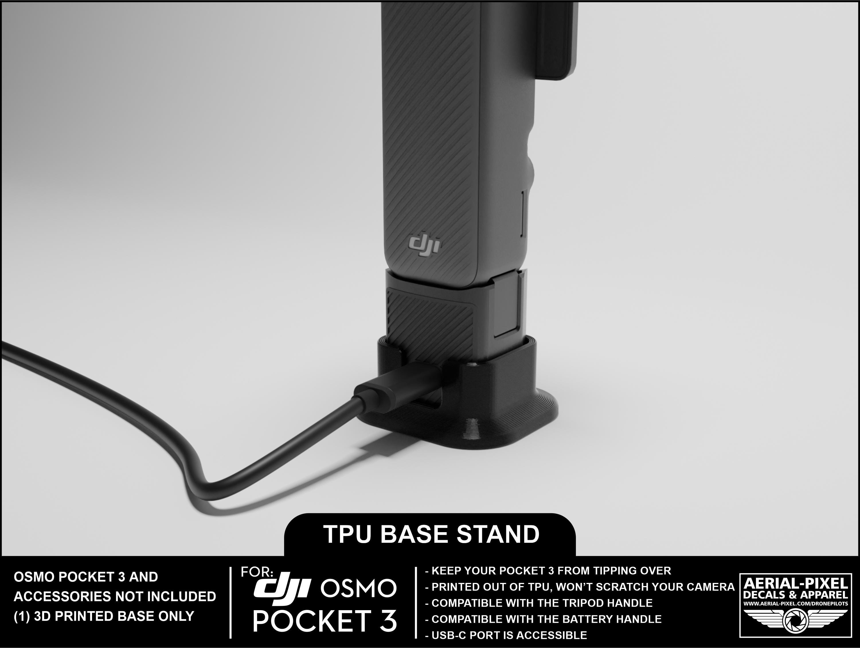 DJI OSMO Pocket 3 Base Stand - 3D Printed TPU - Etsy