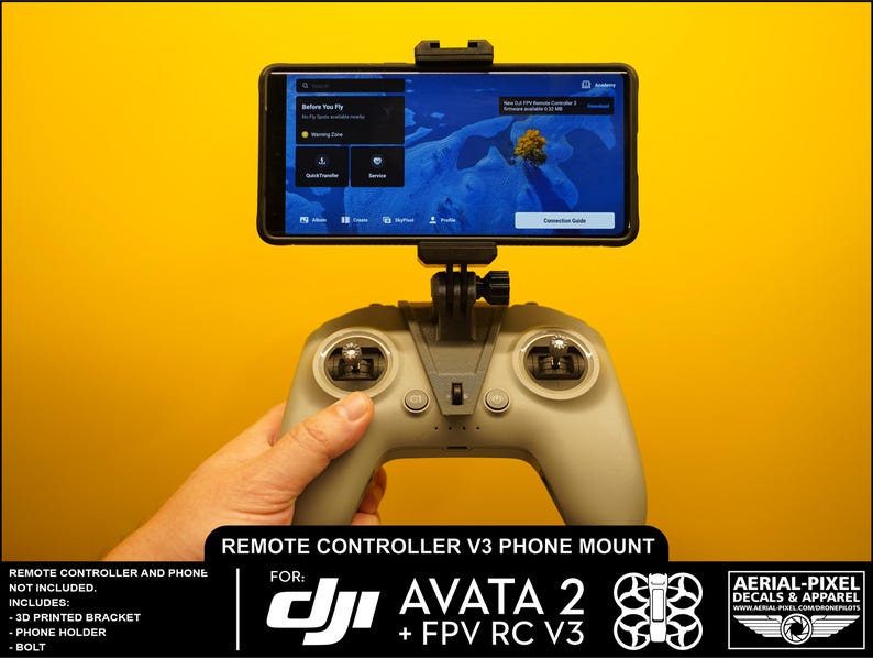 Buy DJI FPV Remote Controller 3 Phone Mount for DJI Avata 2 and Neo ...