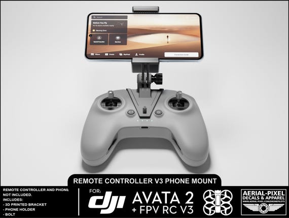 DJI FPV リモート コントローラー 3 電話マウント (DJI Avata 2