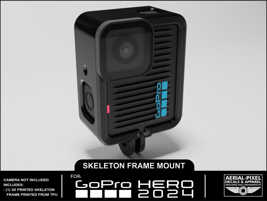 Gopro HERO 2024 Vertical (portrait) Skeleton Frame Mount - Etsy