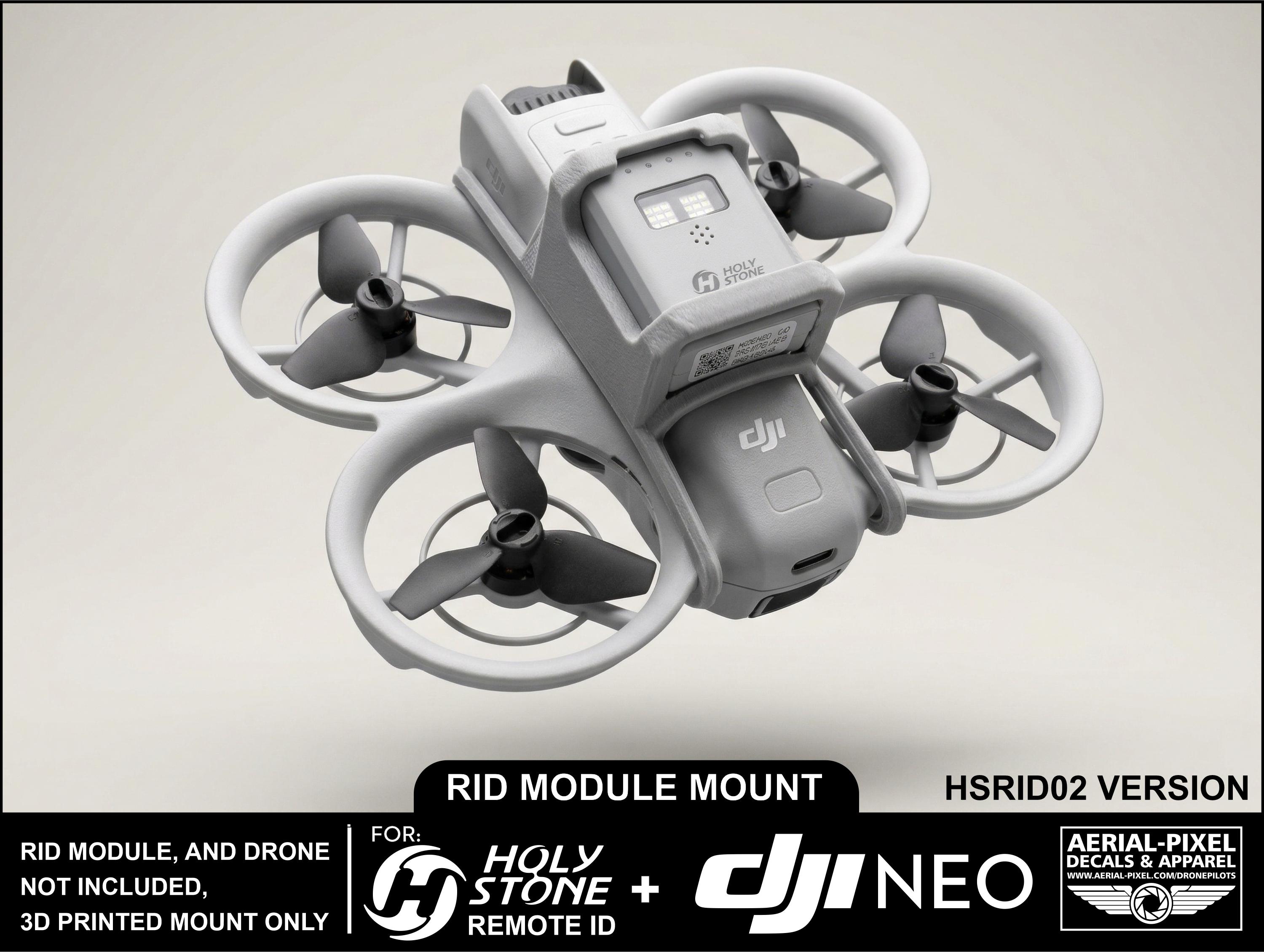 DJI Neo Holy Stone Remote ID Mount (module Not Included) - Etsy