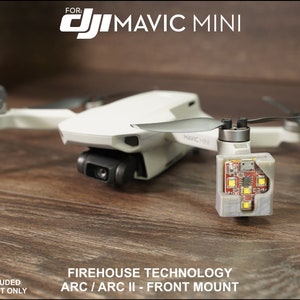 DJI Mavic Mini / Mini 2 Strobe Light Mount for Firehouse Technology ARC II and Arc