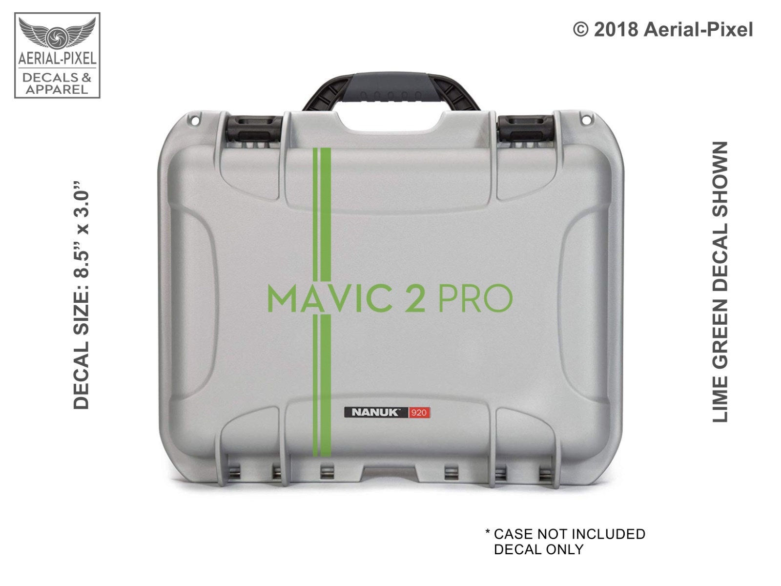 DJI Mavic 2 Pro ケース デカール ステッカー Nanuk 920、Pelican Go