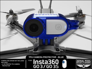 Custodia Silicone Per Insta360 GO 3S – Set 4 In 1 Con Copriobiettivo E Cinturino Da Collo