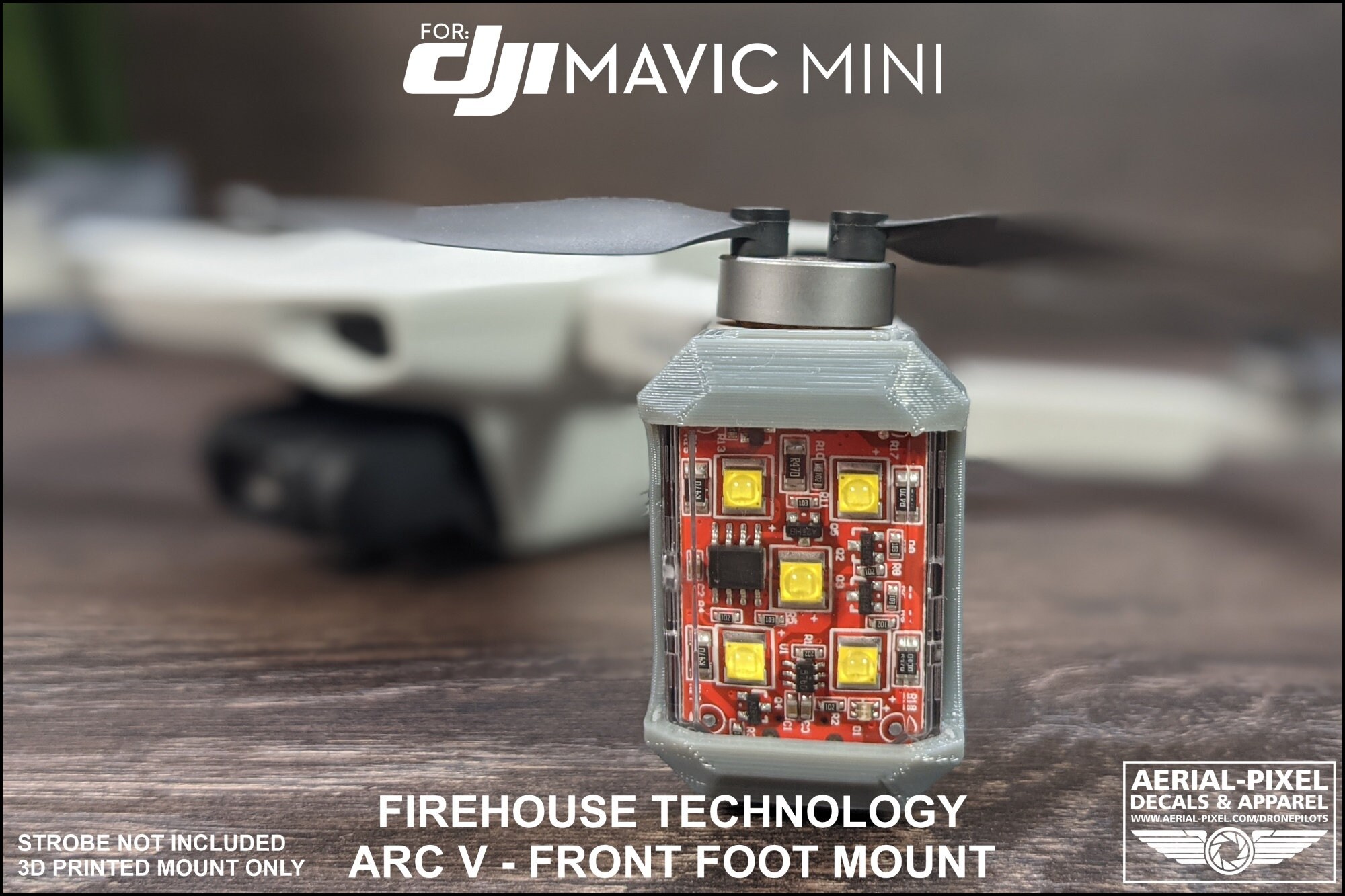DJI Mavic Mini and Mini 2 Strobe Light Mounts for Firehouse Technology ...