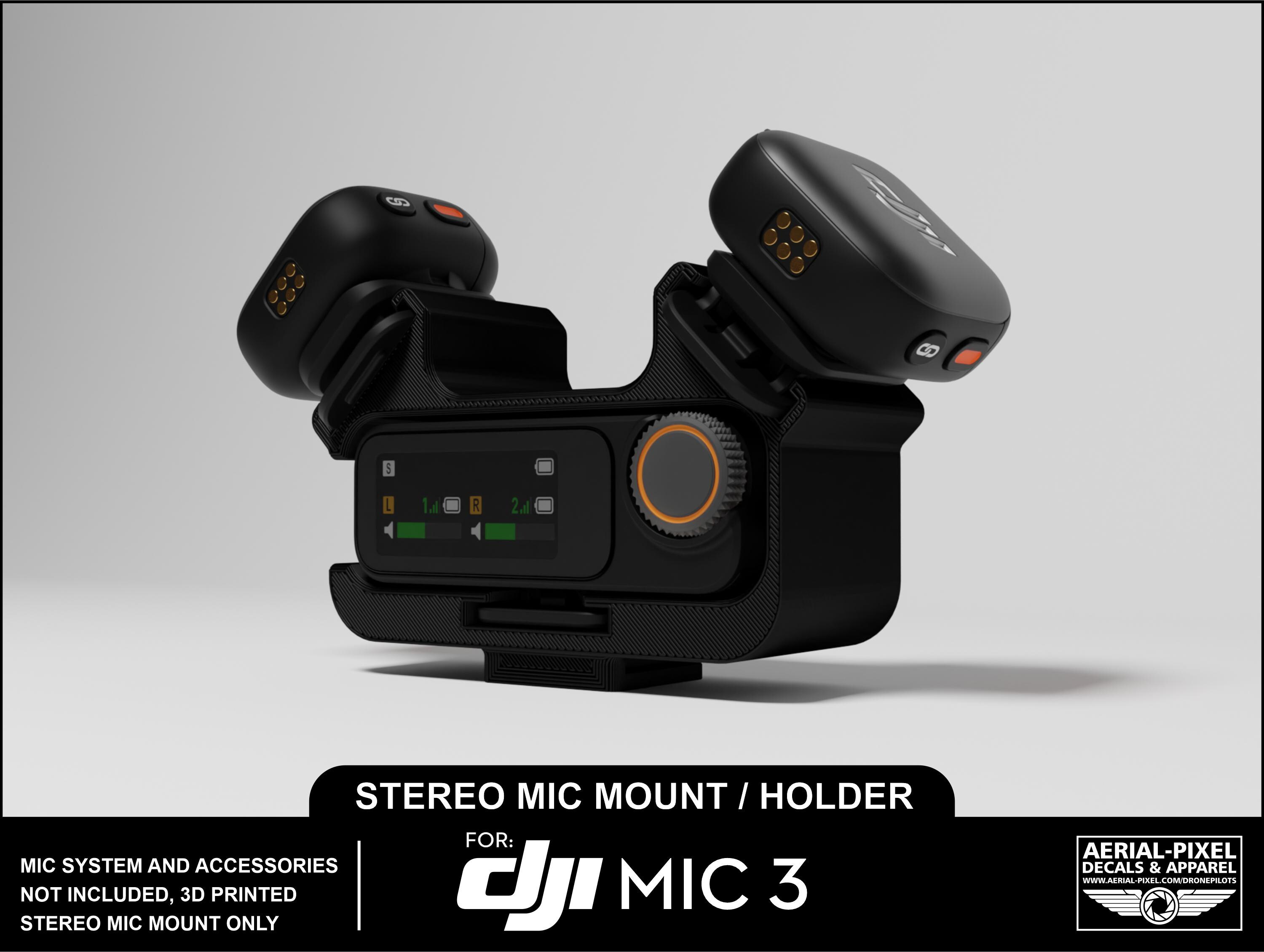 DJI Mic 3 および Mic 2 ステレオマイク用コールドシューマウント