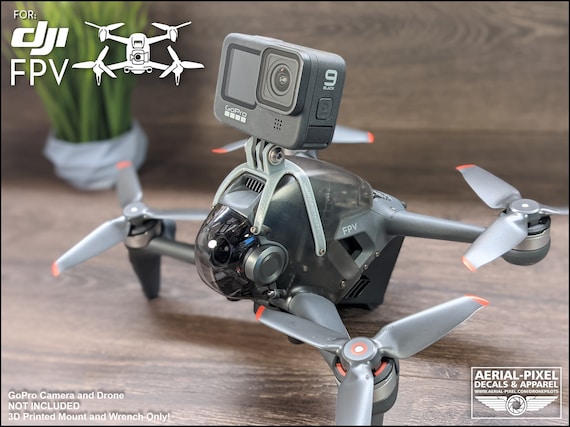 DJI FPV Combo Drone Gopro Action Mount 8 Different Colors - Etsy