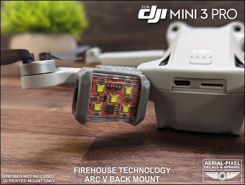 DJI Mini 3 Pro Strobe Light Mounts for Firehouse Technology Etsy Norway