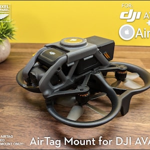 DJI AVATA Clip-On Apple AirTag Mount (AirTag Not Included)