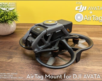 DJI AVATA Clip-On Apple AirTag Mount (AirTag Not Included)