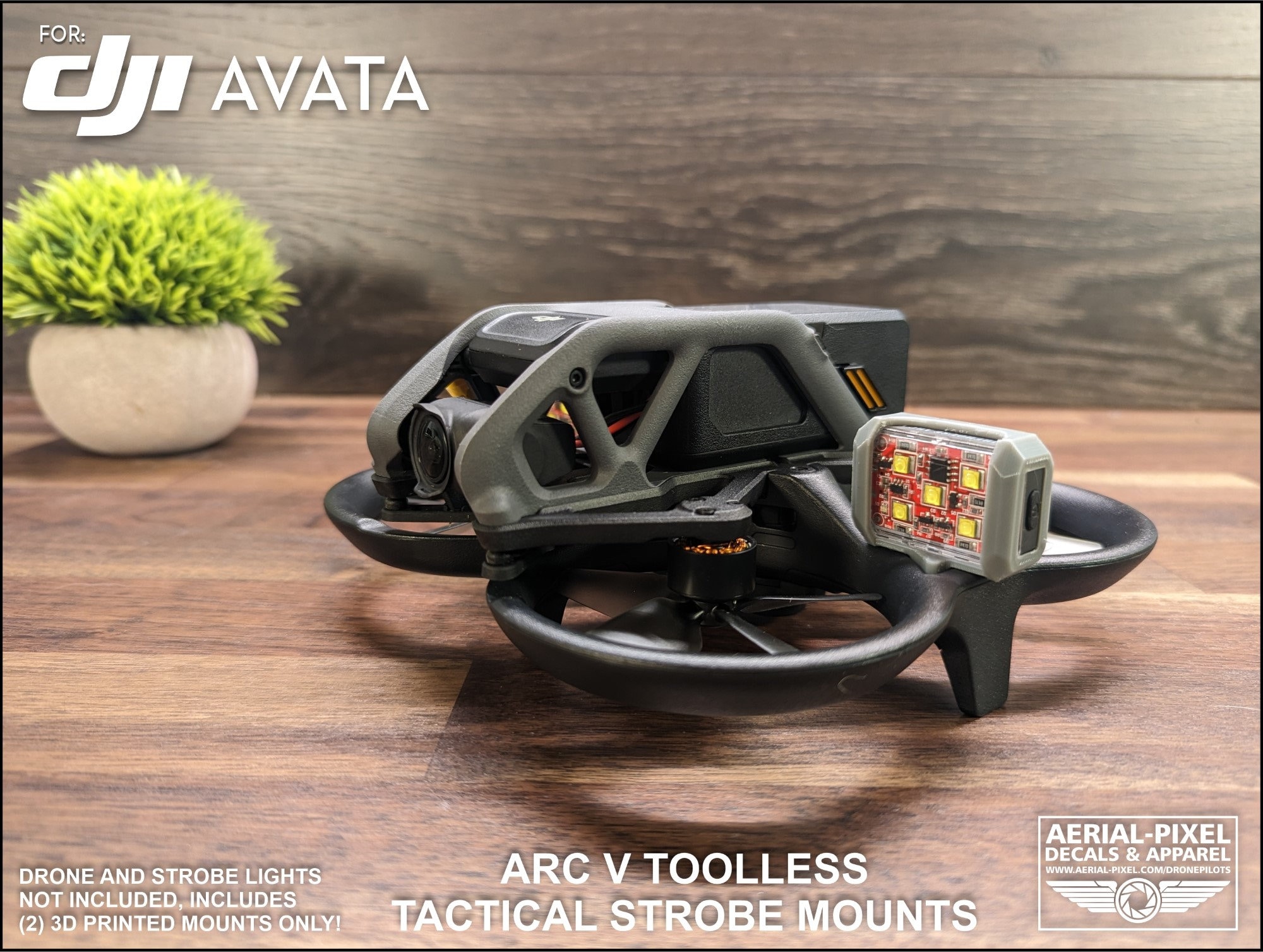 DJI AVATA Tactical Lighting Strobe Mounts for Firehouse Etsy Finland