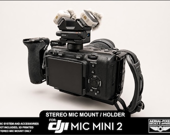 DJI Mic Mini 2 and Mini 2S Stereo Mic Cold Shoe Mount Adapter and Holder