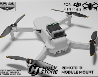 DJI Mavic Mini and Mini 2 Series Holy Stone Remote ID Mount (Module Not Included)