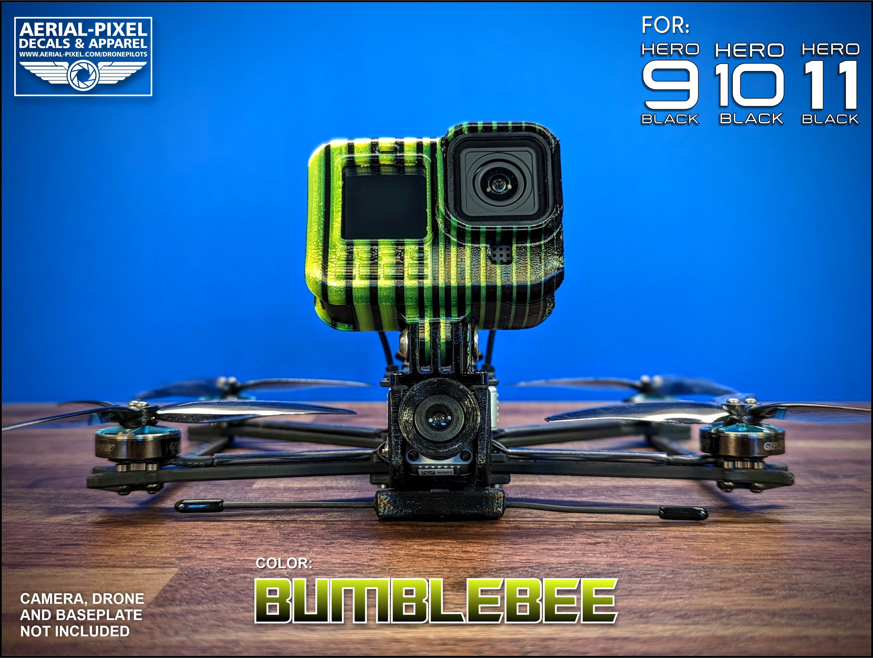 Gopro Hero 9 10 11 or 12 Protector Mount for FPV 2 Color Pick From 8 Different Color Combinations Etsy