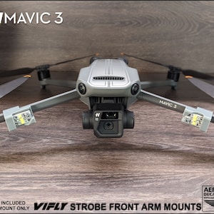 DJI Mavic 3 Strobe Light Mounts for VIFLY Strobe and Platinum Strobe (Strobe Lights Not Included)