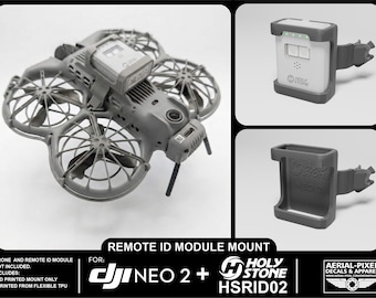 DJI Neo 2 ID Halterung für Holy Stone, Ruko, Potensic, DroneTag und mehr (Modul nicht enthalten)