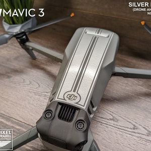 DJI Mavic 3 Series Racing Stripes With Battery Decals Number #1-3 Sticker Skin