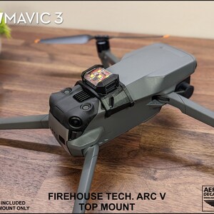 DJI Mavic 3 Series Top Mount für Firehouse-Technologie Arc V (Strobe-Licht nicht enthalten) Bild 7
