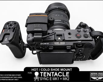 Tentacle Sync E Cold Shoe Mount Adapter and Holder with Tripod Thread