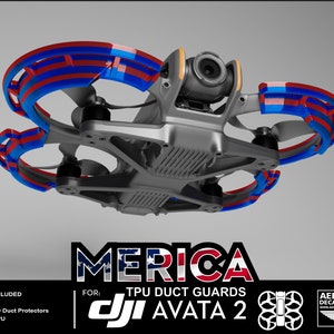DJI Avata 2 Duct Guards / Protectors - 2 Color Version! Choose from 10 Color Combos!