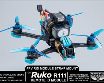 Supporto per batteria FPV per Ruko R111 Remote ID (modulo RID non incluso)