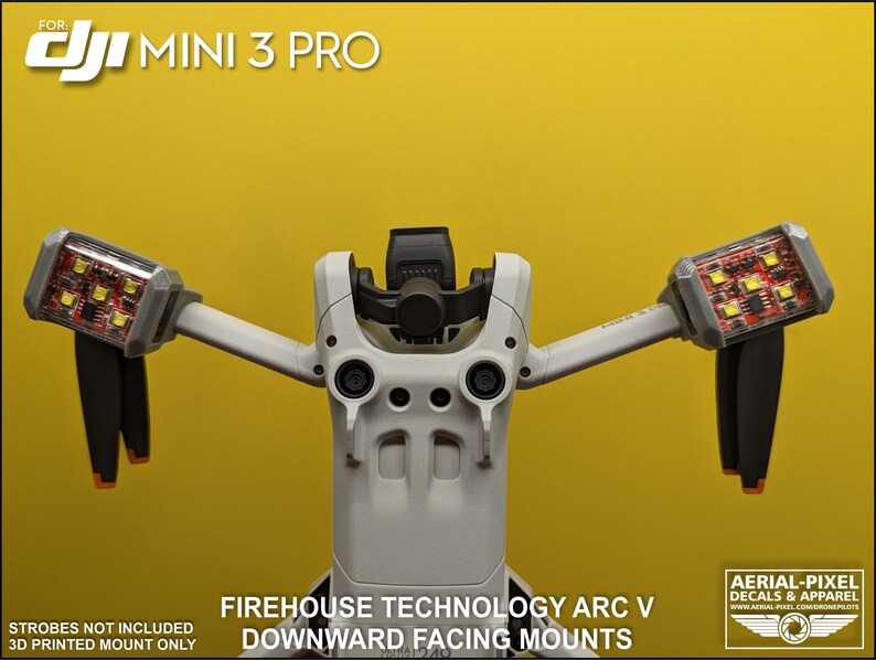 DJI Mini 3 Pro Strobe Light Mounts for Firehouse Technology Arc V ...