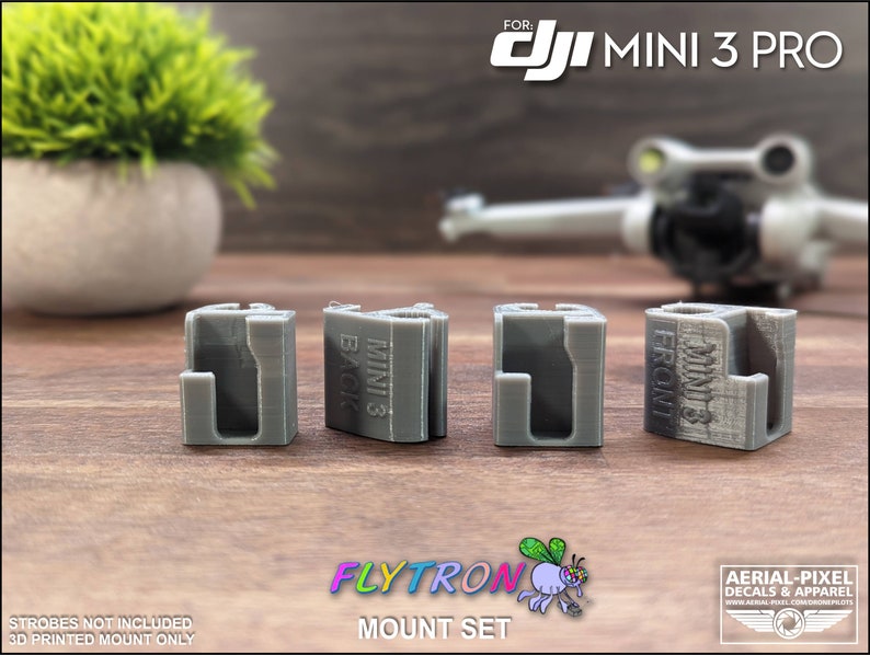 DJI Mini 3 Pro Strobe Light Mounts for Flytron Strobes strobe Etsy