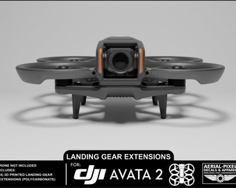 Rallonges de train d'atterrissage pour DJI Avata 2 - Polycarbonate imprimé en 3D !