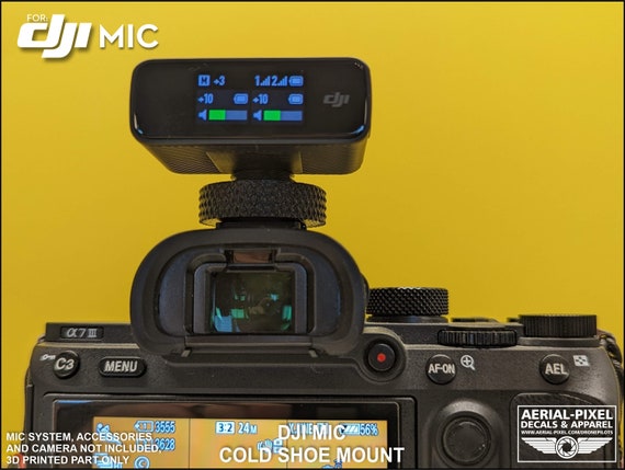 DJI Mic 2 または Mic 1 コールドシューマウント（三脚ネジ付き