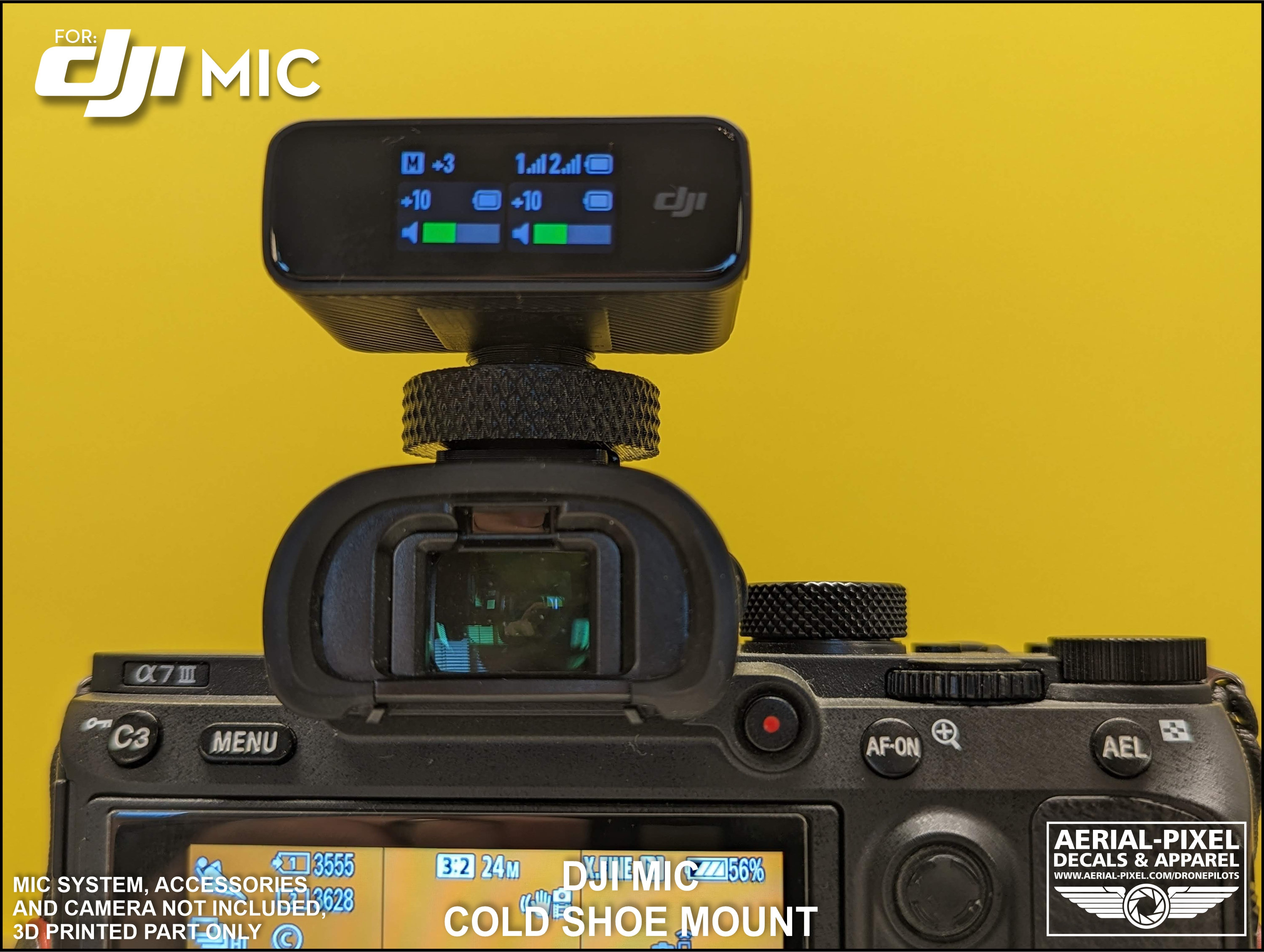 DJI Mic 2 または Mic 1 三脚ネジ付きコールドシューマウント DJI Mic 2 または Mic 1 三脚ネジ付きコールドシューマウント