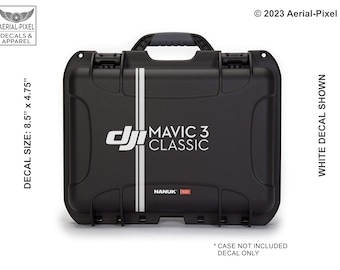 DJI Mavic 3 Classic Case Decal Sticker for Nanuk 920, Pelican, Go Professional and Other Mavic Cases (Case Not Included)