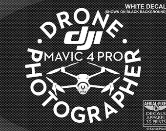 DJI Mavic 4 Pro Drone Photographer Case & Vehicle Window Decal Sticker