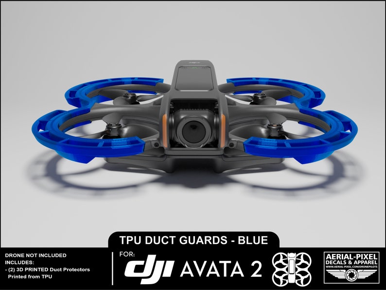 Protège-conduits DJI Avata 2 Choisissez parmi 10 couleurs Bleu