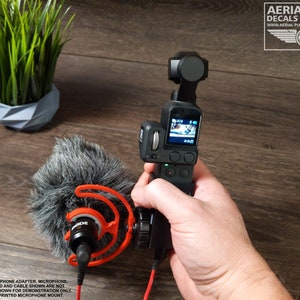 OSMO Pocket Microphone Mount For Cold / Hot Shoe Mics