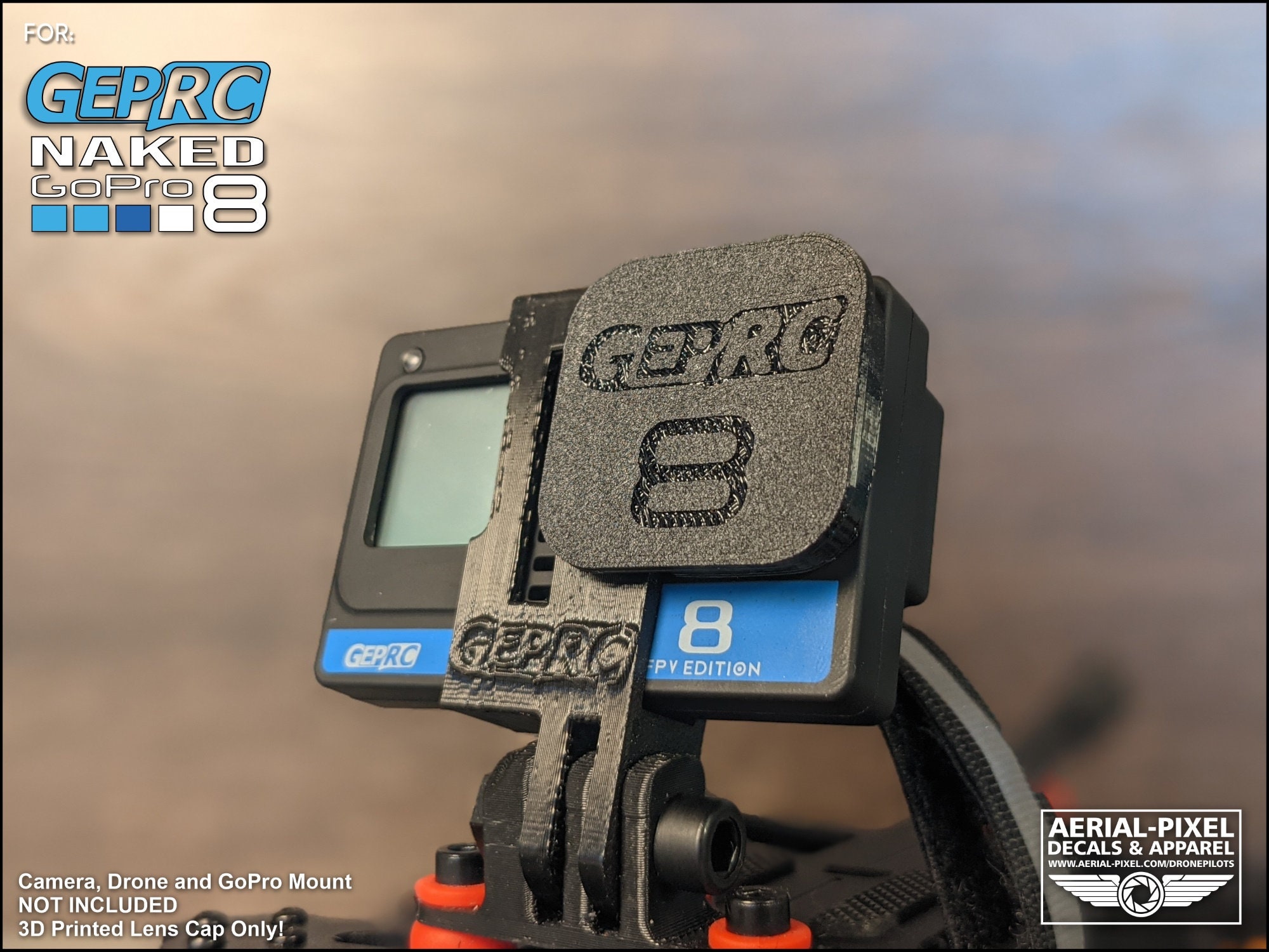 GEPRC Naked GoPro Hero 8 3D impreso TPU Capuchón de lente Etsy España