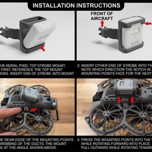 DJI Neo 2 Remote ID Mount for Holy Stone, Ruko, Potensic, Dronetag and ...