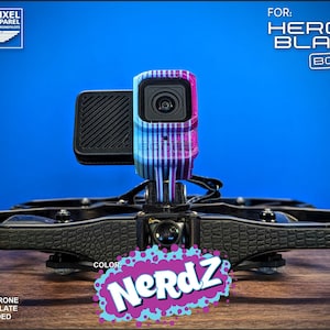 GoPro Hero 10 Black Bones Protector Mount for FPV - 2 Color - Pick From 9 Different Color Combinations