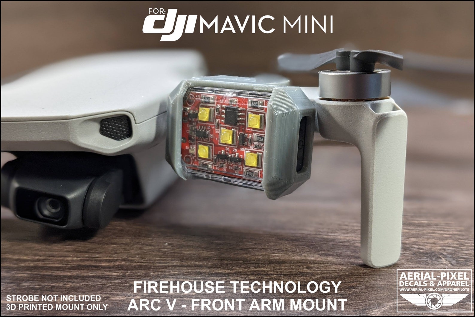 DJI Mavic Mini and Mini 2 Strobe Light Mounts for Firehouse Etsy Canada