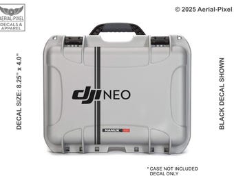 DJI Neo Case Decal Sticker for Nanuk, Pelican, Go Professional and Other Drone Cases
