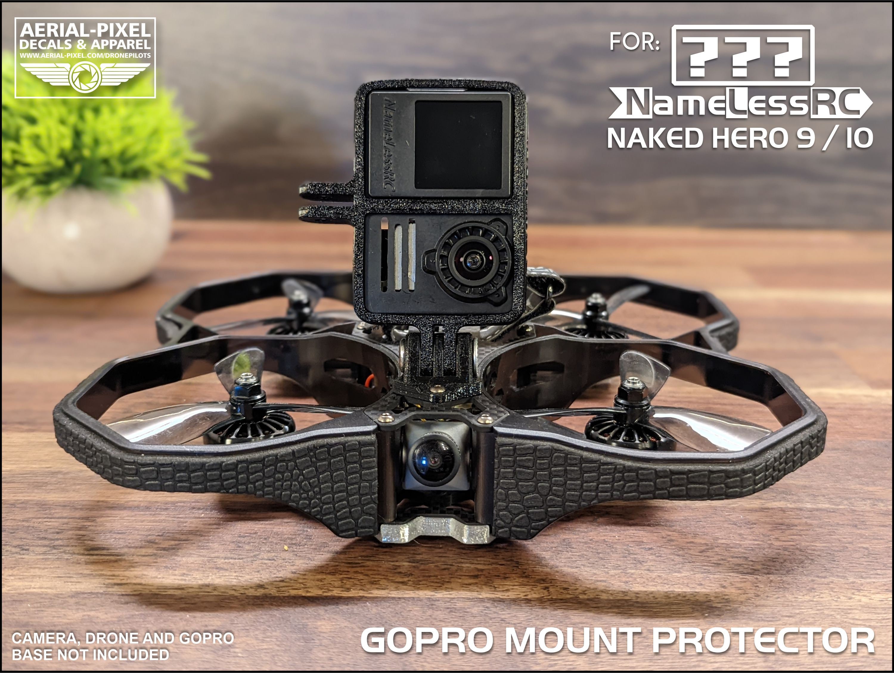 NameLessRC módulo BEC y Carcaza Naked con ventilador para GOPRO Hero 9