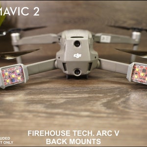 DJI Mavic 2 Pro, Zoom, Enterprise Strobe Light Mounts for Firehouse Technology Arc V (Strobe Not Included)