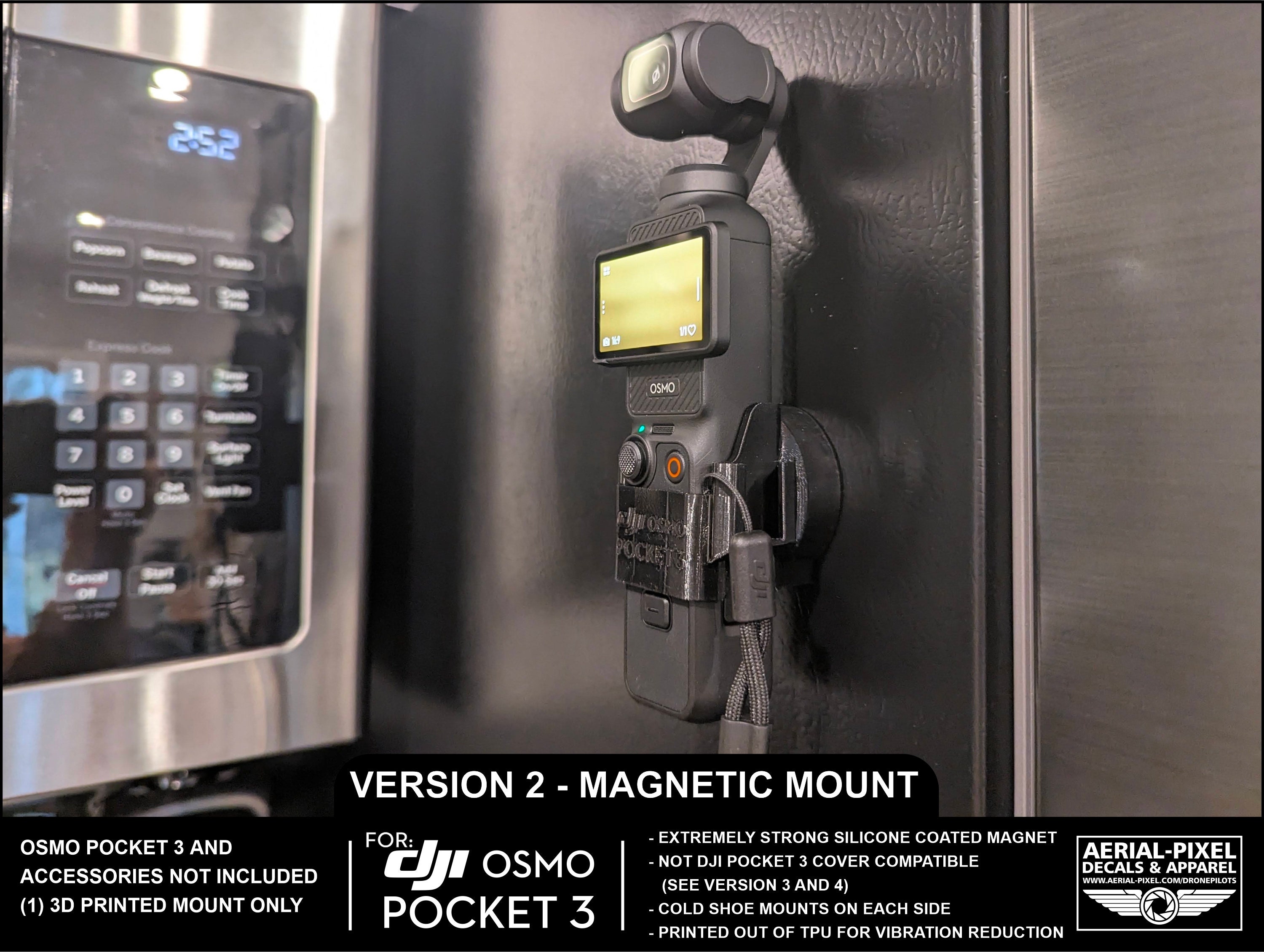DJI OSMO Pocket 3 Magnetic and Gopro Style Mounts (other Accessories ...