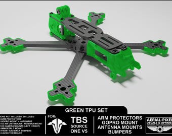TBS Source One V5 DJI O3 Conversion TPU Set - Choose From 10 Different Colors