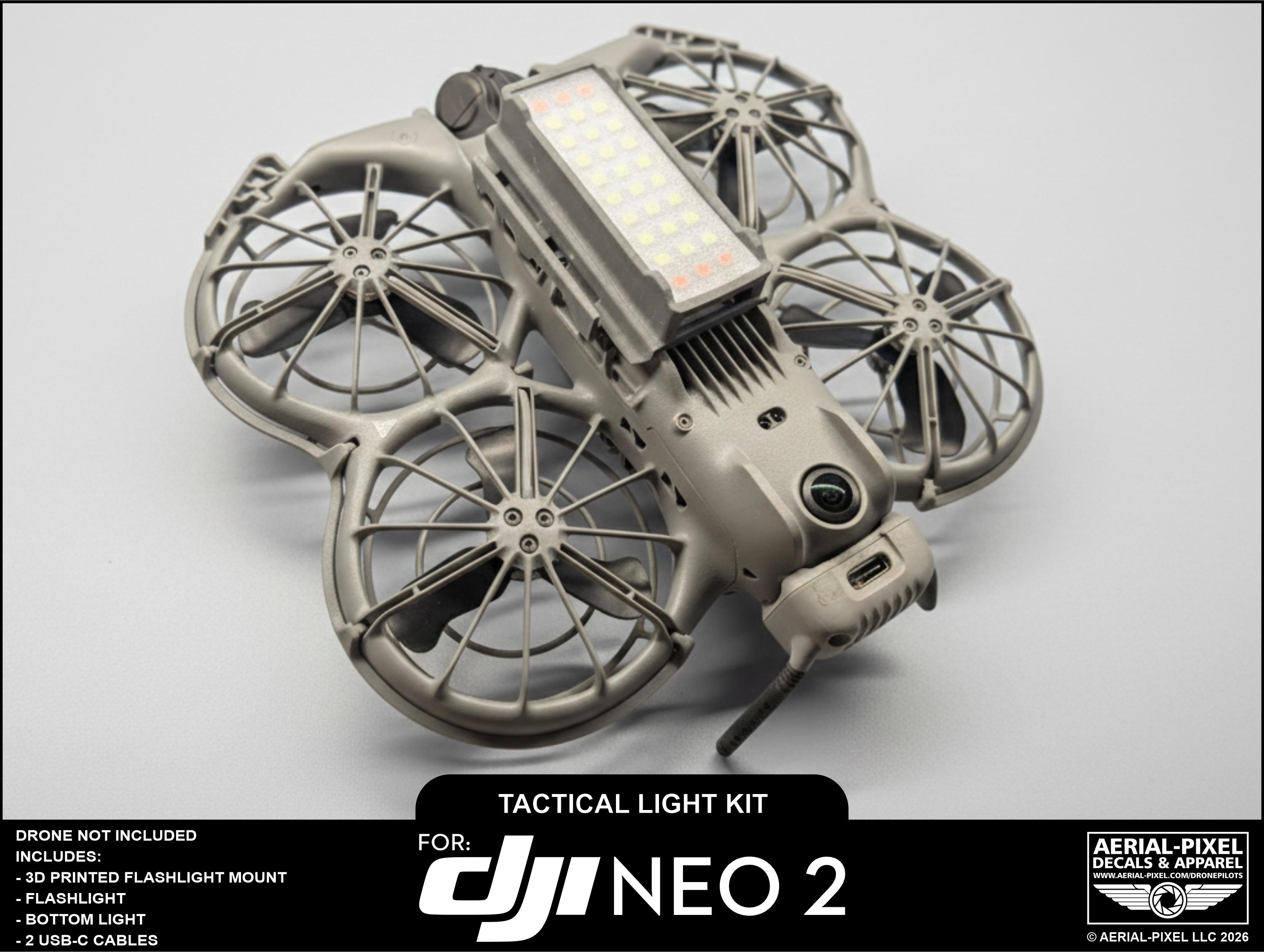DJI Neo 2 Tool-less Tactical Lighting Kit - Flashlight and Bottom